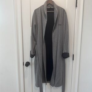 BOSS Hugo Boss Blended Cotton Shawl Collar Bathrobe